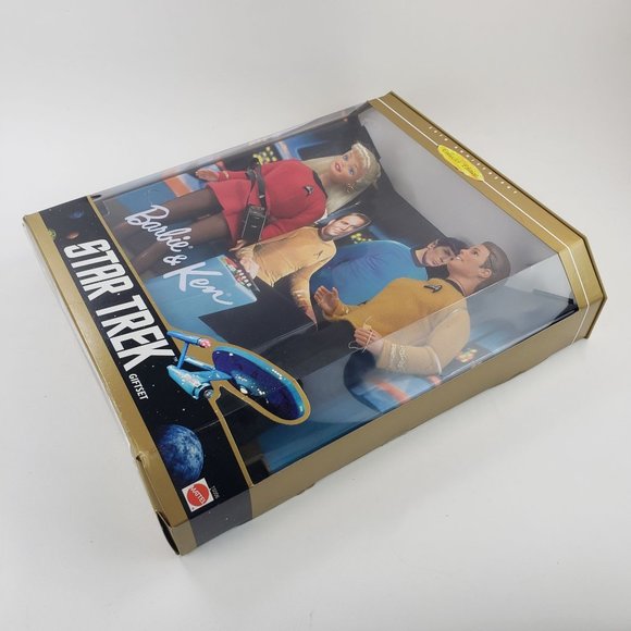 Vintage Star Trek Barbie & Ken doll 30th Anniversary Gift Set 1996 NIB Unopened - Picture 5 of 6